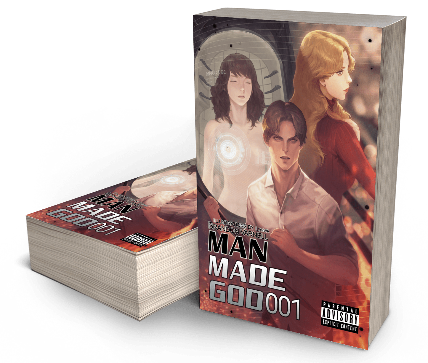 Man Made God 001 (Light Novel) SIGNED Paperback