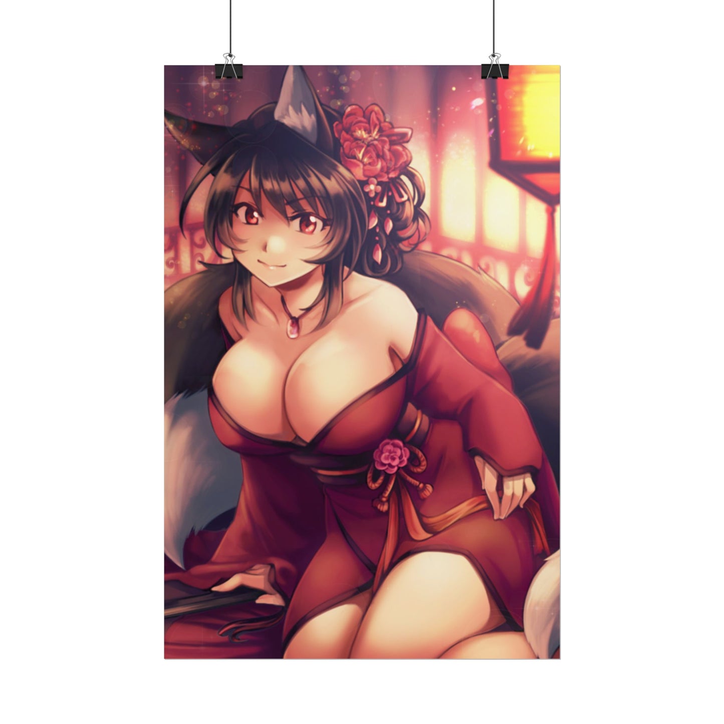 Kimono Iris Poster