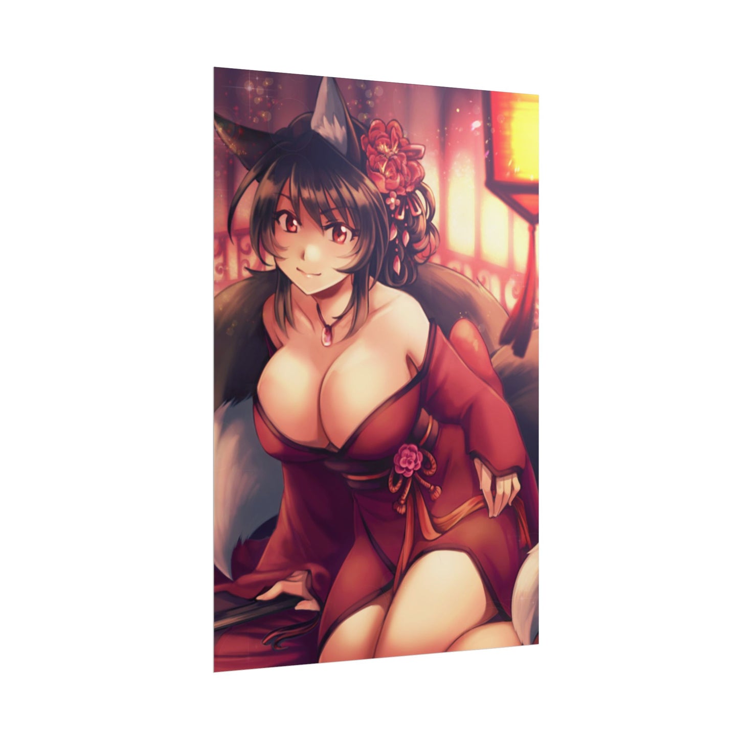 Kimono Iris Poster