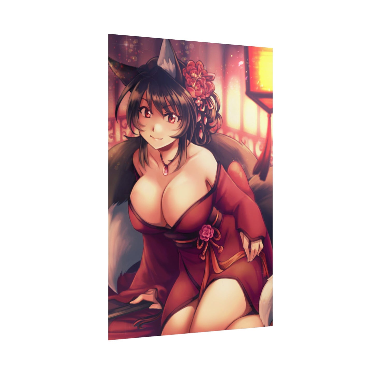 Kimono Iris Poster