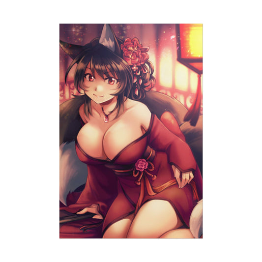 Kimono Iris Poster